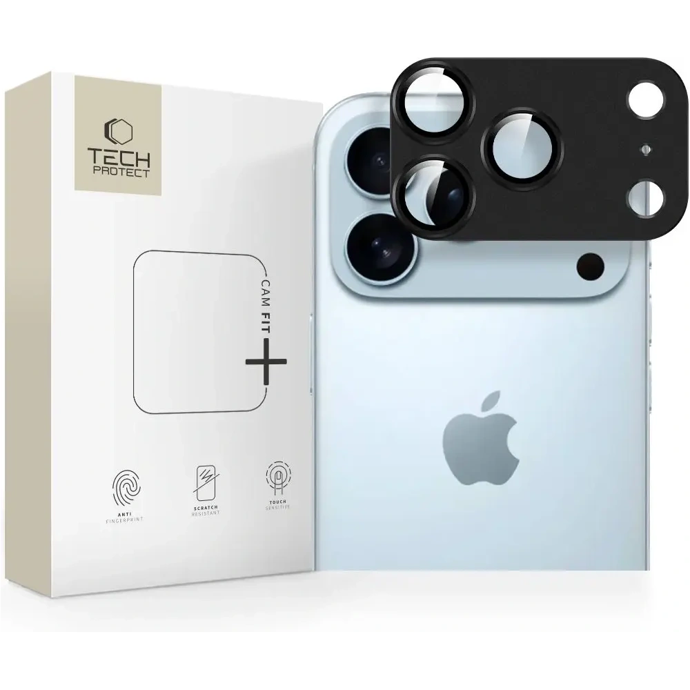 Osłona aparatu Tech-Protect Camfull Fit+ do Apple iPhone 17 Pro Black