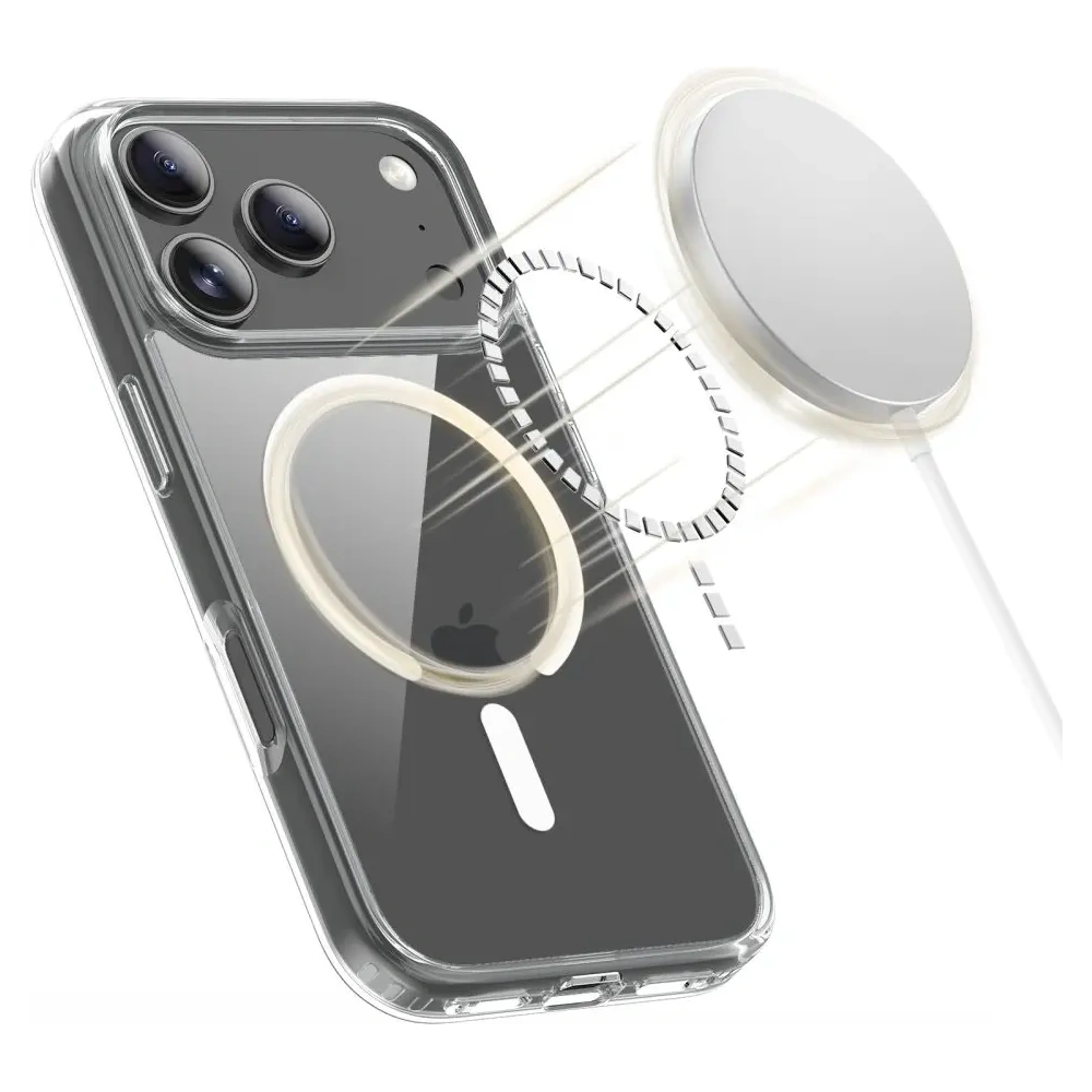Etui Tech-Protect Flexair Hybrid MagSafe do Apple iPhone 17 Pro Clear