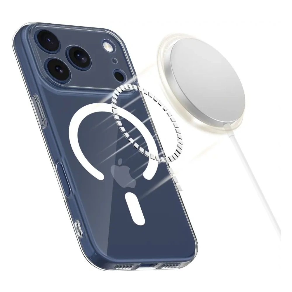 Etui Tech-Protect Flexair MagSafe do Apple iPhone 17 Pro Clear