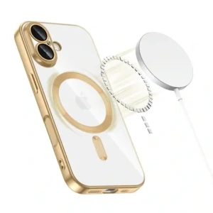 Etui Tech-Protect MagFlex MagSafe do Apple iPhone 17 Shiny Gold