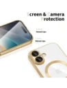 Etui Tech-Protect MagFlex MagSafe do Apple iPhone 17 Shiny Gold