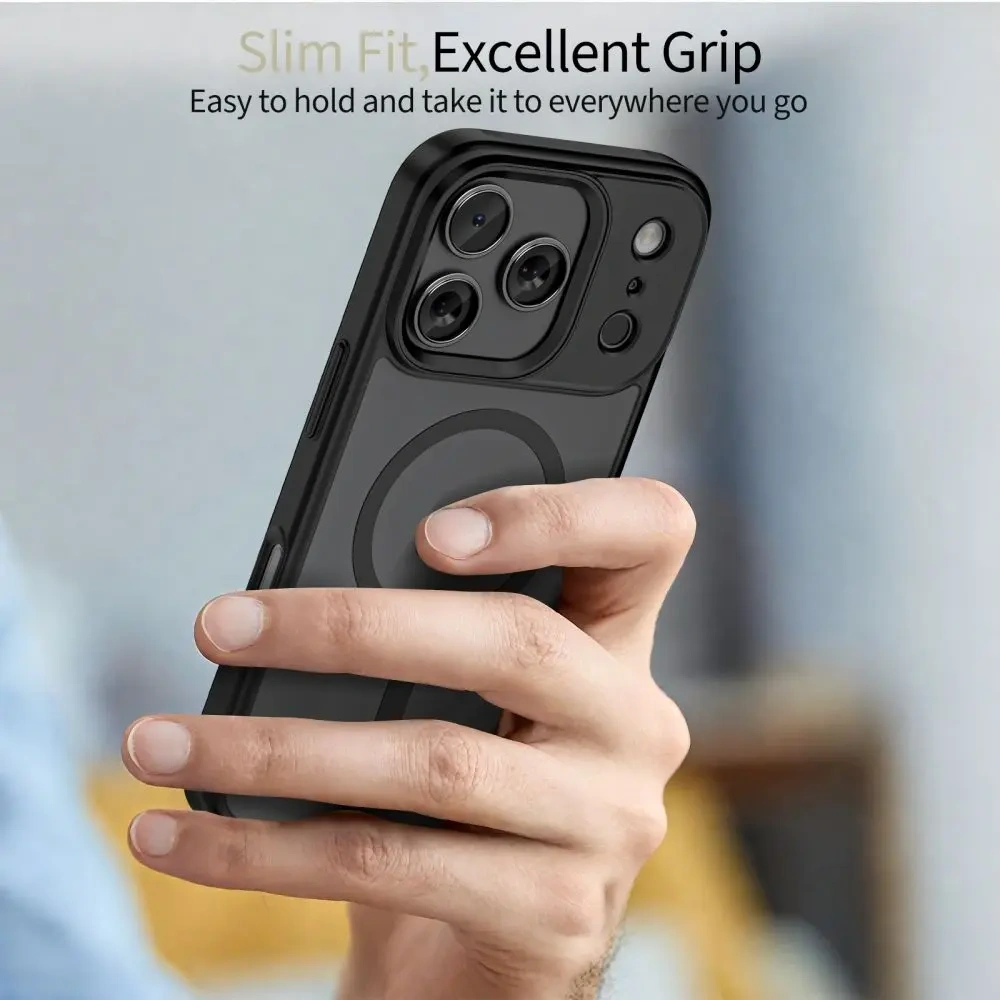 Etui Tech-Protect Magmat MagSafe do Apple iPhone 17 Pro Matte Black