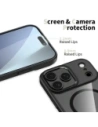 Etui Tech-Protect Magmat MagSafe do Apple iPhone 17 Pro Black/clear