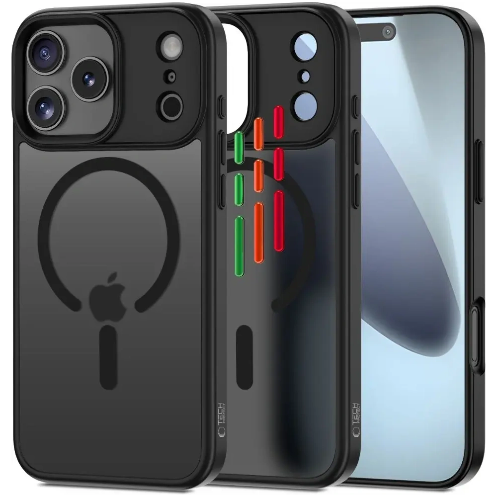 Etui Tech-Protect Magmat Xt 4-set MagSafe do Apple iPhone 17 Pro Matte Black