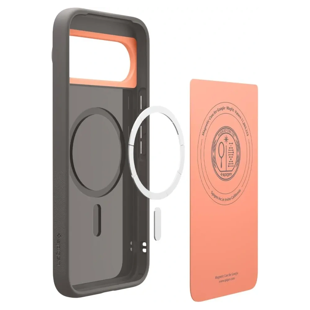 Etui Spigen Nano Pop Mag MagSafe do Google Pixel 10 / 10 Pro Papaya Grey