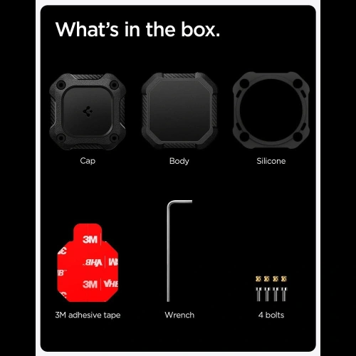 Etui Spigen Tough Armor do Apple AirTag 1 / 2 Black