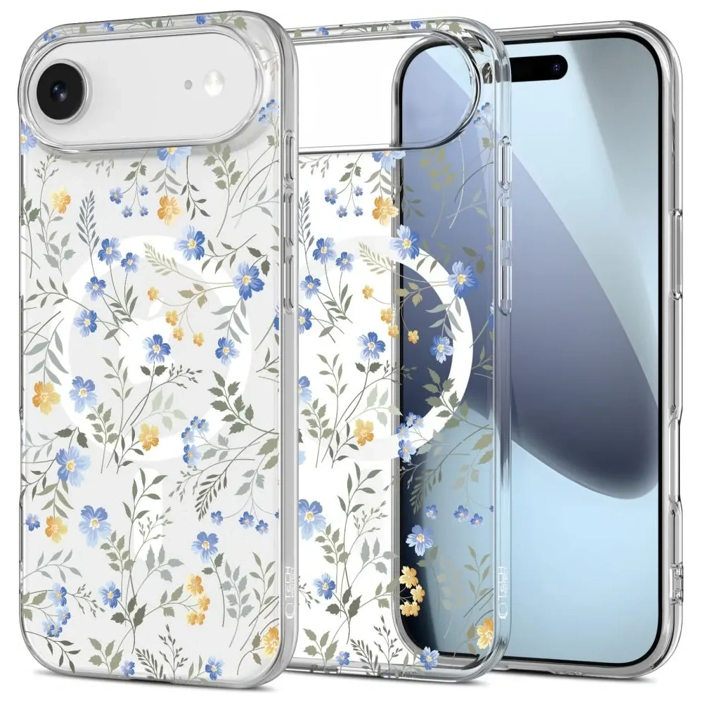 Etui Tech-Protect Flexair MagSafe do Apple iPhone 17 Air Spring Flowers