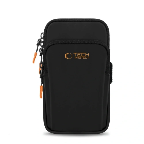Etui na ramię Tech-Protect M7 Universal Sport Armband Black/orange