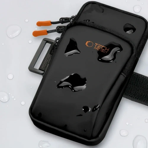 Etui na ramię Tech-Protect M7 Universal Sport Armband Black/orange