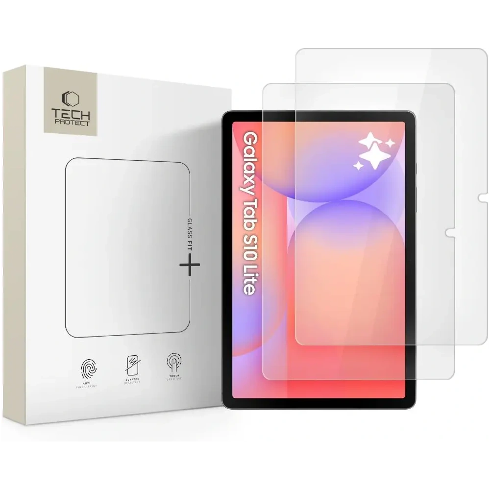 Szkło hartowane Tech-Protect Glass Fit+ do Samsung Galaxy Tab S10 Lite 10.9 X400 / X406b Clear [2 PACK]