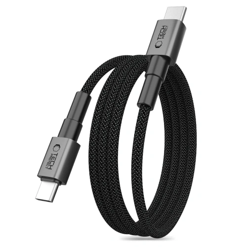 Kabel Tech-Protect Ultraboost DNA MagTwist USB-C Cable PD 100W / 5A 200cm Iron Grey