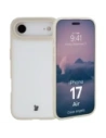 Etui Bizon Case Angelo do Apple iPhone 17 Air półprzezroczyste z beżową ramką
