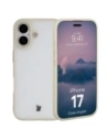 Etui Bizon Case Angelo do Apple iPhone 17 półprzezroczyste z beżową ramką