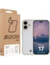 Etui Bizon Case Angelo do Apple iPhone 17 półprzezroczyste z beżową ramką