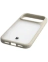 Etui Bizon Case Angelo do Apple iPhone 17 Pro półprzezroczyste z beżową ramką
