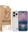 Etui Bizon Case Angelo do Apple iPhone 17 Pro półprzezroczyste z beżową ramką