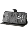 Etui z klapką Bizon Case Pocket do Apple iPhone 17 Pro Max czarne