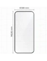 Szkło hartowane z ramką do łatwej aplikacji Bizon Glass Aplikator do Apple iPhone 17 [2 PACK]
