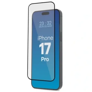 Szkło hartowane z ramką do łatwej aplikacji Bizon Glass Aplikator do Apple iPhone 17 Pro [2 PACK]