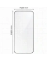 Szkło hartowane z ramką do łatwej aplikacji Bizon Glass Aplikator do Apple iPhone 17 Pro Max [2 PACK]