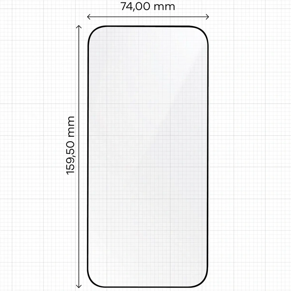 Szkło hartowane z ramką do łatwej aplikacji Bizon Glass Aplikator do Apple iPhone 17 Pro Max [2 PACK]