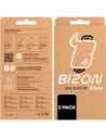 Szkło hartowane z ramką do łatwej aplikacji Bizon Glass Aplikator do Apple iPhone 17 Pro Max [2 PACK]