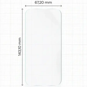 Folia hydrożelowa na ekran Bizon Glass Hydrogel Front do Apple iPhone 15 / 15 Pro / 16 