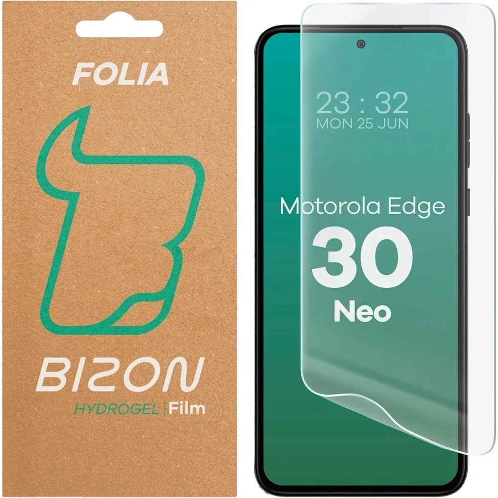 Folia hydrożelowa na ekran Bizon Glass Hydrogel Front do Motorola Edge 30 Neo