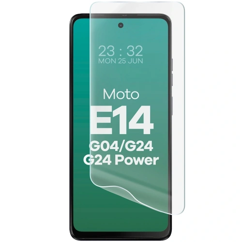 Folia hydrożelowa na ekran Bizon Glass Hydrogel Front do Motorola Moto G04 / G24 / G24 Power / E14