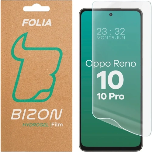 Folia hydrożelowa na ekran Bizon Glass Hydrogel Front do Oppo Reno10 / 10 Pro