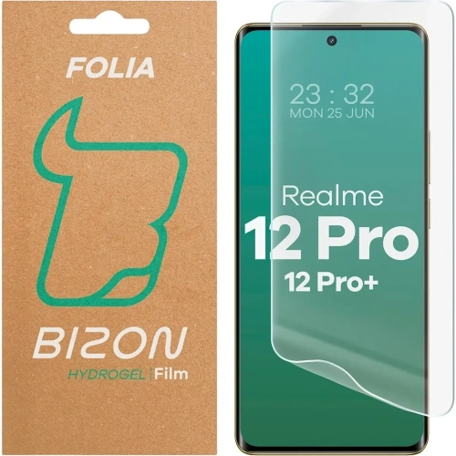Folia hydrożelowa na ekran Bizon Glass Hydrogel Front do Realme 12 Pro / 12 Pro+ Plus
