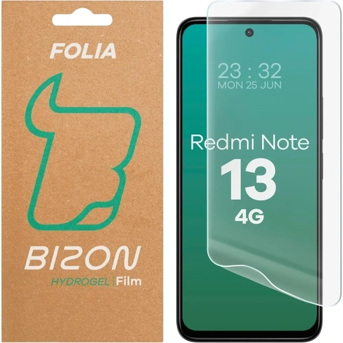 Folia hydrożelowa na ekran Bizon Glass Hydrogel Front do Xiaomi Redmi Note 13 4G