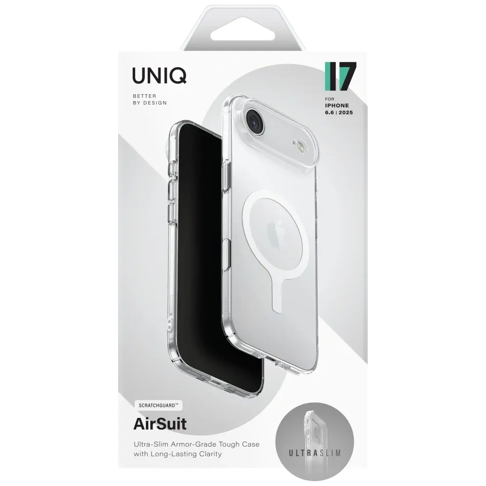 Etui UNIQ Airsuit do Apple iPhone Air MagClick Charging przeźroczysty