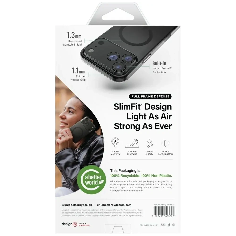 Etui UNIQ Airsuit do Apple iPhone Air MagClick Charging przeźroczysty