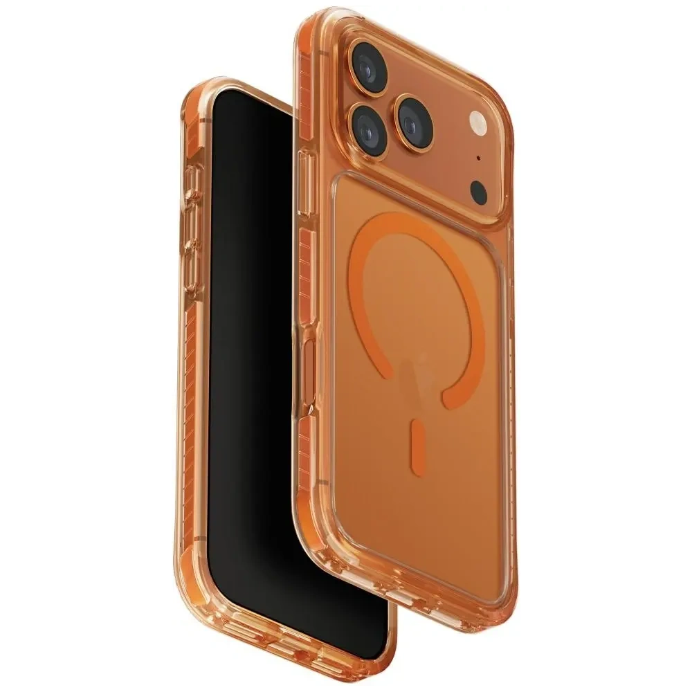 Etui UNIQ Combat do Apple iPhone 17 Pro Max MagClick Charging pomarańczowy