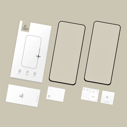 Szkło hartowane Tech-Protect Glass Fit+ do Samsung Galaxy S25 FE Black [2 PACK]