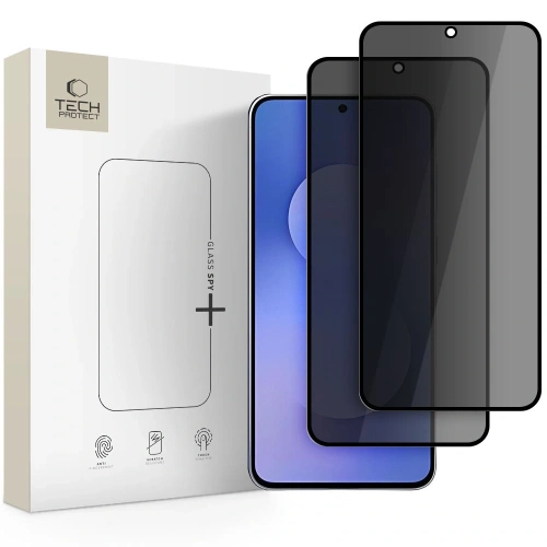 Szkło prywatyzujące Tech-Protect Glass Spy+ do do Samsung Galaxy S25 FE Privacy [2 PACK]