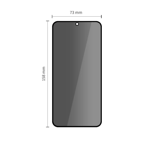 Szkło prywatyzujące Tech-Protect Glass Spy+ do do Samsung Galaxy S25 FE Privacy [2 PACK]