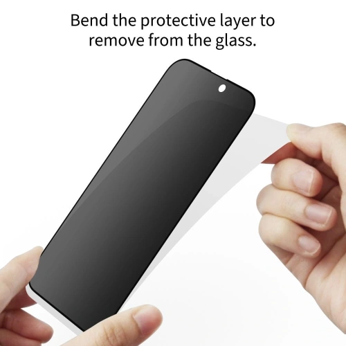 Szkło prywatyzujące Tech-Protect Glass Spy+ do do Samsung Galaxy S25 FE Privacy [2 PACK]