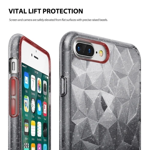 Kup Etui Ringke Air Prism Glitter iPhone 8 Plus/7 Plus Clear - 8809550342910 - RGK447CL - Home Screen