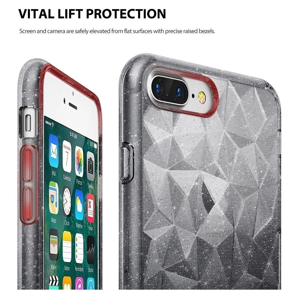 Hurtownia GSM - Etui Ringke Air Prism Glitter iPhone 8 Plus/7 Plus Clear - RGK447CL - {ean13} - Hurt