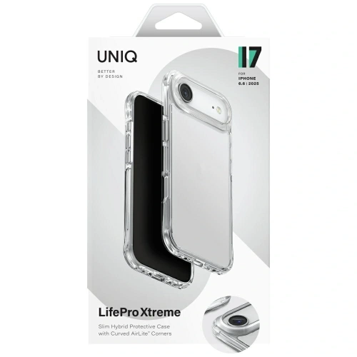 Etui UNIQ LifePro Xtreme do Apple iPhone Air przezroczysty