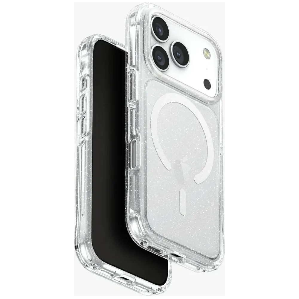 Etui UNIQ LifePro Xtreme do Apple iPhone 17 Pro MagClick Charging przezroczysty/brokat