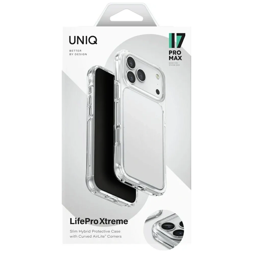 Etui UNIQ LifePro Xtreme do Apple iPhone 17 Pro Max przezroczysty