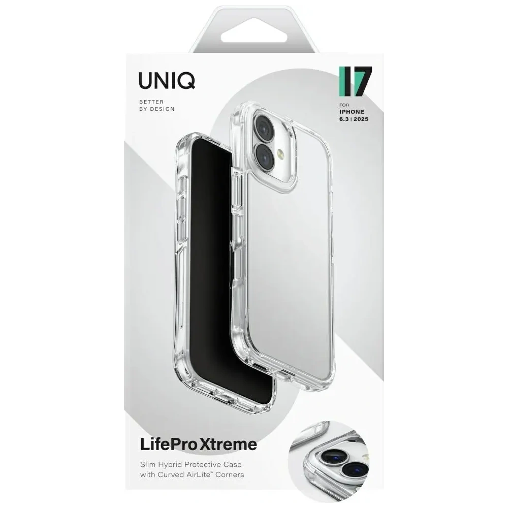 Etui UNIQ Lifepro Xtreme do Apple iPhone 17 przezroczysty
