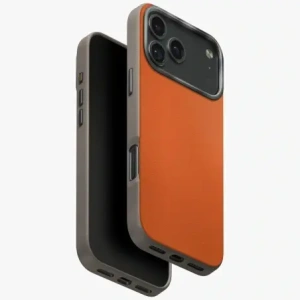 Etui UNIQ Lyden DS do Apple iPhone 17 Pro Max MagClick Charging pomarańczowo/szary