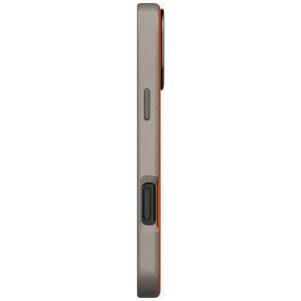 Etui UNIQ Lyden DS do Apple iPhone 17 Pro Max MagClick Charging pomarańczowo/szary