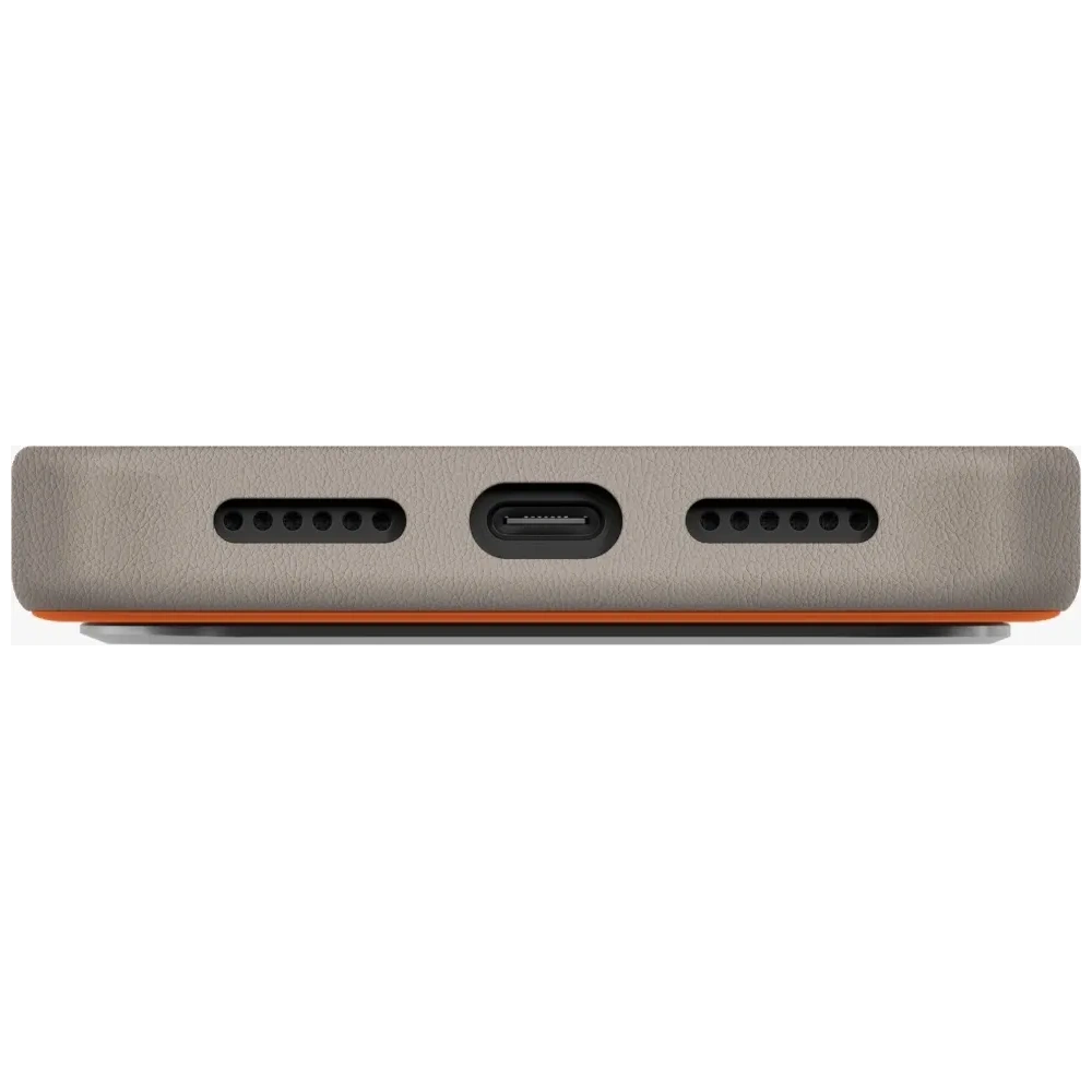 Etui UNIQ Lyden DS do Apple iPhone 17 Pro Max MagClick Charging pomarańczowo/szary