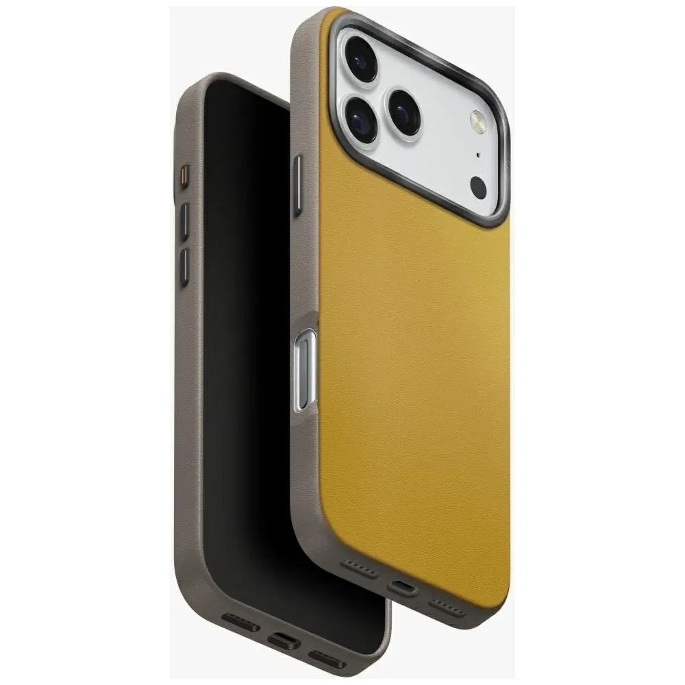 Etui UNIQ Lyden DS do Apple iPhone 17 Pro Max MagClick Charging zółto/szary