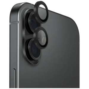 Szkło na obiektyw aparatu UNIQ Optix Aluminium Camera Lens Protector do Apple iPhone 17 z aplikatorem czarny